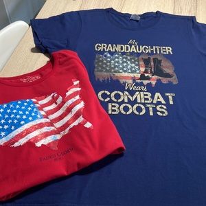 Two Women’s T-shirts short sleeve size XL